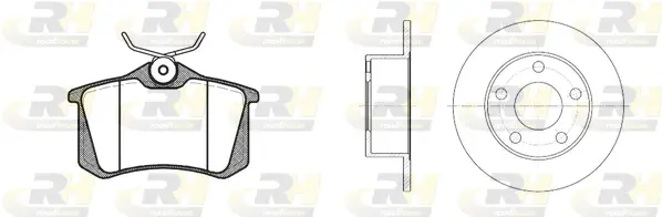 Brake Kit, disc brake (8263.00)