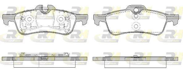 Brake Pad Set, disc brake (2862.20)