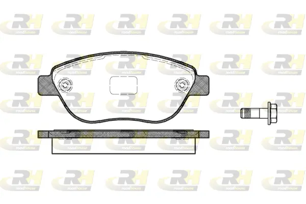 Brake Pad Set, disc brake (2859.10)