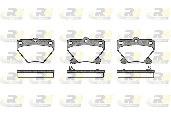 Brake Pad Set, disc brake (2741.02)
