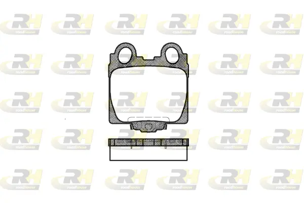 Brake Pad Set, disc brake (2743.04)