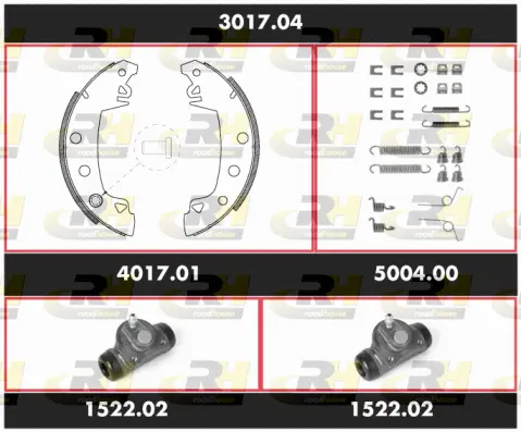 Brake Kit, drum brake (3017.04)