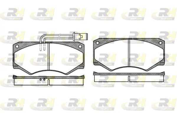 Brake Pad Set, disc brake (2047.22)