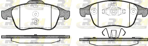 Brake Pad Set, disc brake (21350.00)