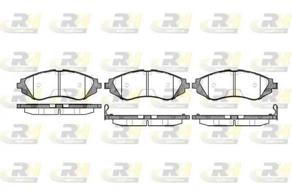 Brake Pad Set, disc brake (2645.02)