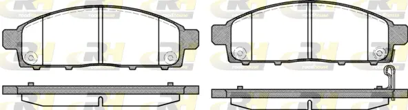 Brake Pad Set, disc brake (21242.01)