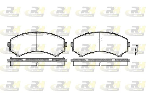 Brake Pad Set, disc brake (2396.00)