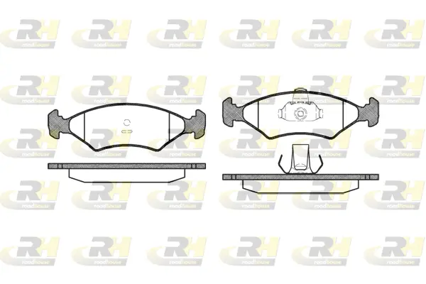 Brake Pad Set, disc brake (2119.10)