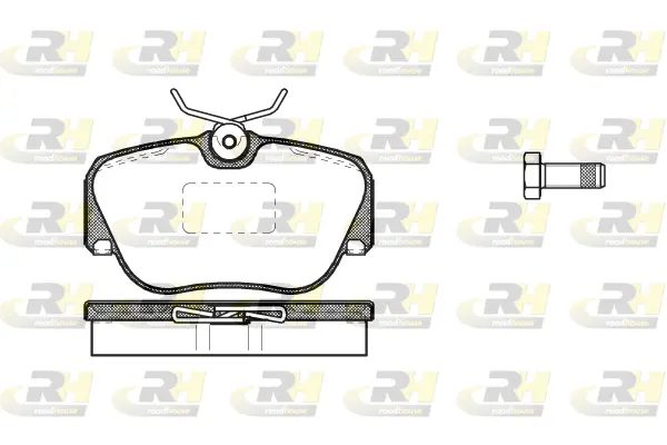 Brake Pad Set, disc brake (2284.00)