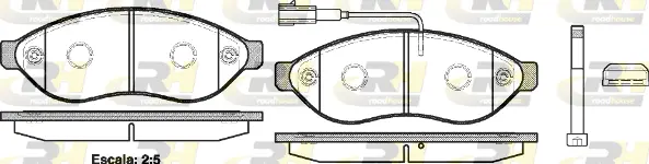 Brake Pad Set, disc brake (21237.01)