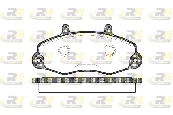 Brake Pad Set, disc brake (2391.00)