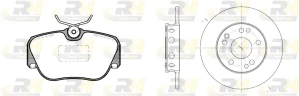 Brake Kit, disc brake (8284.00)