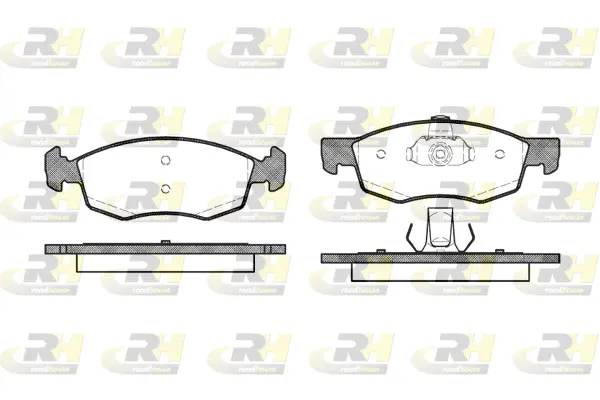 Brake Pad Set, disc brake (2172.30)