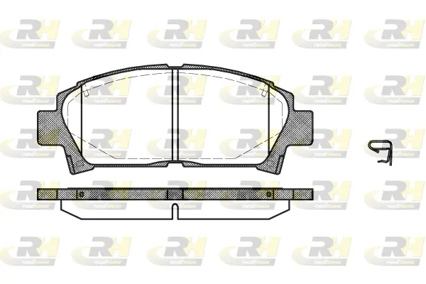 Brake Pad Set, disc brake (2427.02)