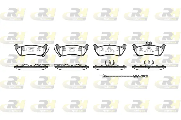 Brake Pad Set, disc brake (2698.11)