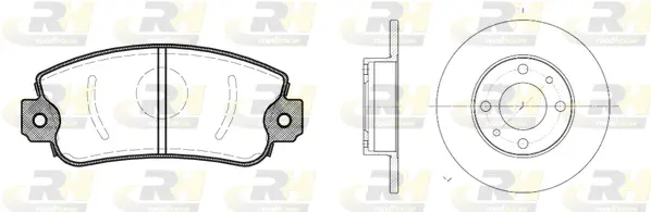Brake Kit, disc brake (8372.00)