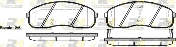 Brake Pad Set, disc brake (21244.02)
