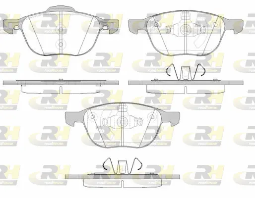 Brake Pad Set, disc brake (21082.15)