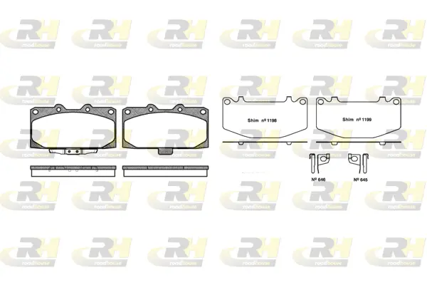 Brake Pad Set, disc brake (2599.12)
