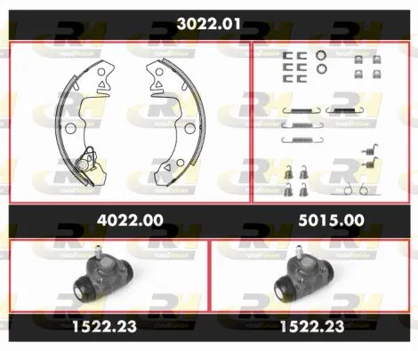 Brake Kit, drum brake (SPK 3022.01)