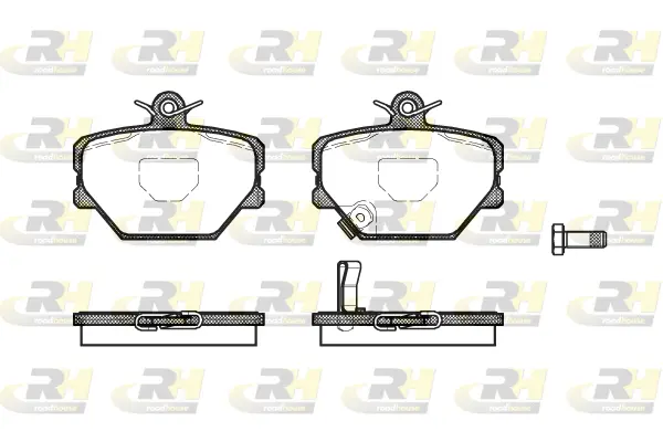 Brake Pad Set, disc brake (2705.02)
