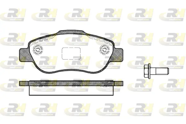 Brake Pad Set, disc brake (21100.00)