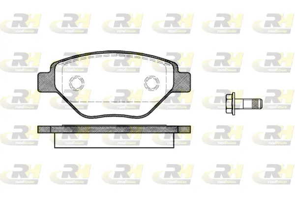 Brake Pad Set, disc brake (2977.00)