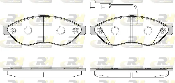 Brake Pad Set, disc brake (21237.11)