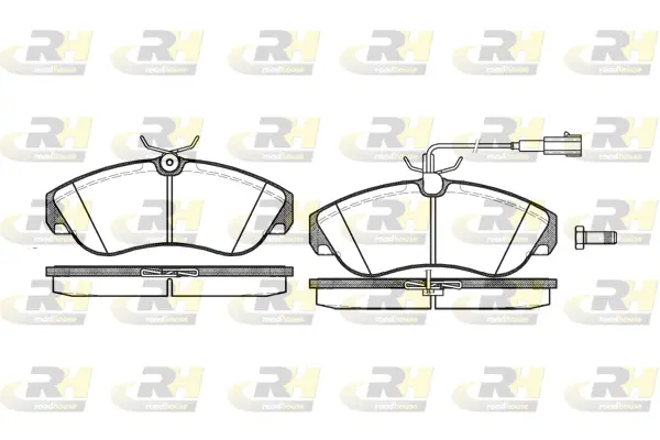 Brake Pad Set, disc brake (2487.11)