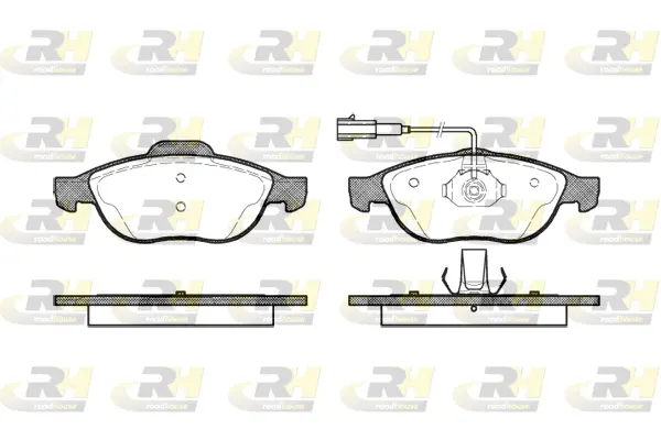 Brake Pad Set, disc brake (2660.22)