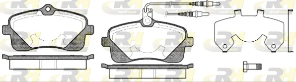 Brake Pad Set, disc brake (21102.02)