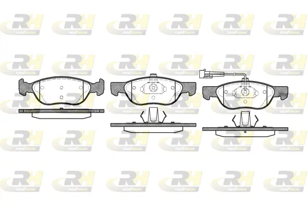 Brake Pad Set, disc brake (2587.11)