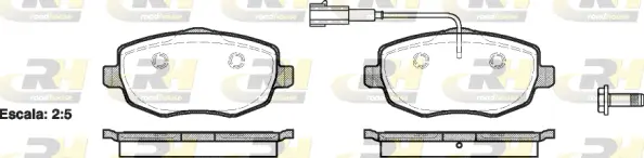 Brake Pad Set, disc brake (21099.01)