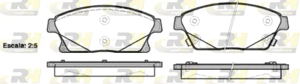 Brake Pad Set, disc brake (21431.02)