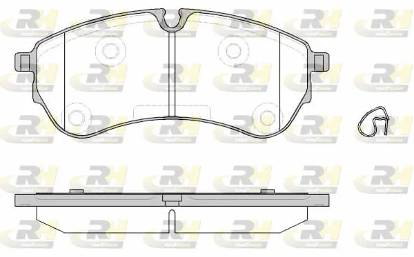 Brake Pad Set, disc brake (21830.00)
