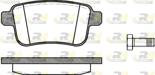 Brake Pad Set, disc brake (21352.00)