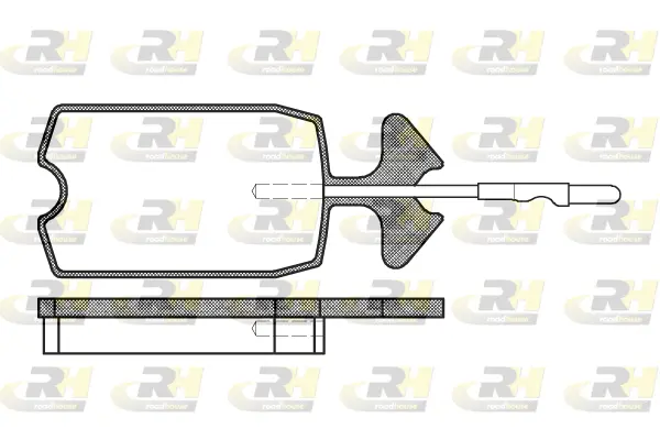 Brake Pad Set, disc brake (2034.04)