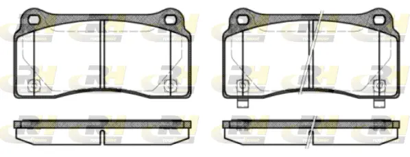 Brake Pad Set, disc brake (2983.30)