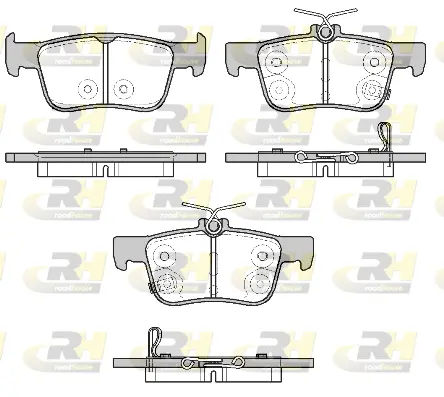 Brake Pad Set, disc brake (21551.20)
