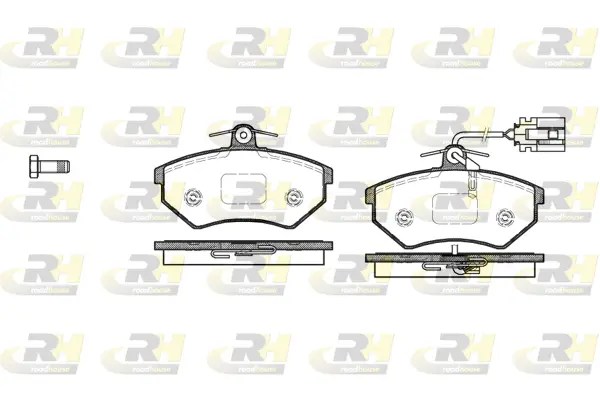 Brake Pad Set, disc brake (2134.82)