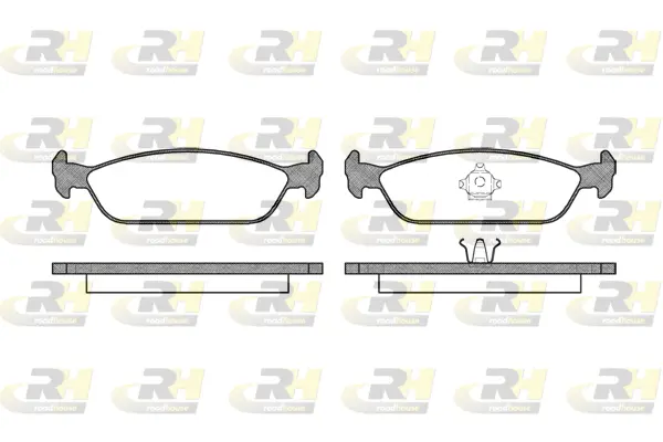 Brake Pad Set, disc brake (2411.00)
