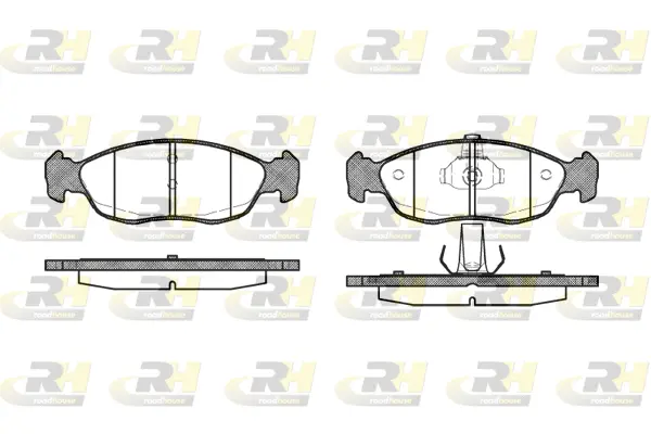 Brake Pad Set, disc brake (2461.10)