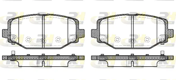 Brake Pad Set, disc brake (21483.04)