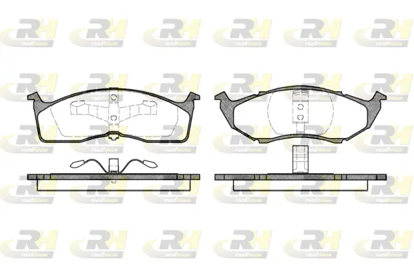 Brake Pad Set, disc brake (2447.20)