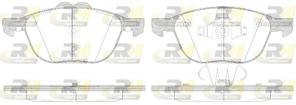 Brake Pad Set, disc brake (21082.50)