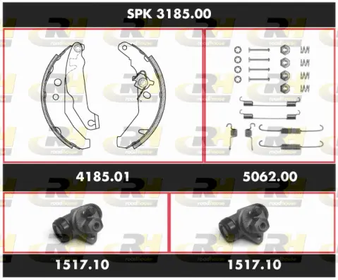 Brake Kit, drum brake (SPK 3185.00)