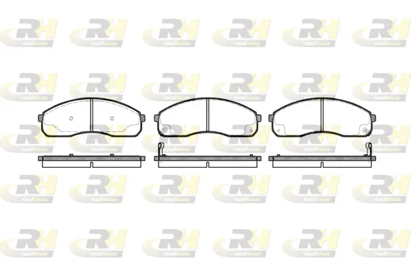 Brake Pad Set, disc brake (2821.12)