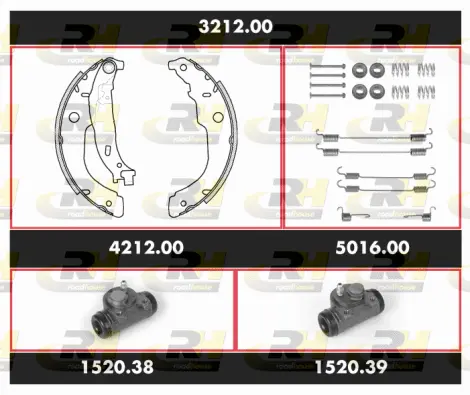 Brake Kit, drum brake (SPK 3212.00)