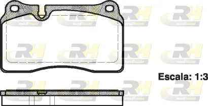 Brake Pad Set, disc brake (21200.00)