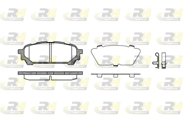Brake Pad Set, disc brake (21176.01)